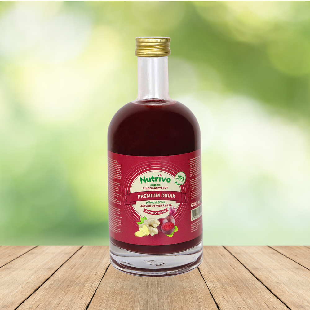 BIO šťáva červená řepa a zázvor 500 ml