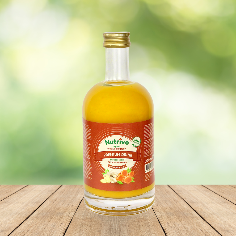 BIO šťáva kurkuma a zázvor 500 ml